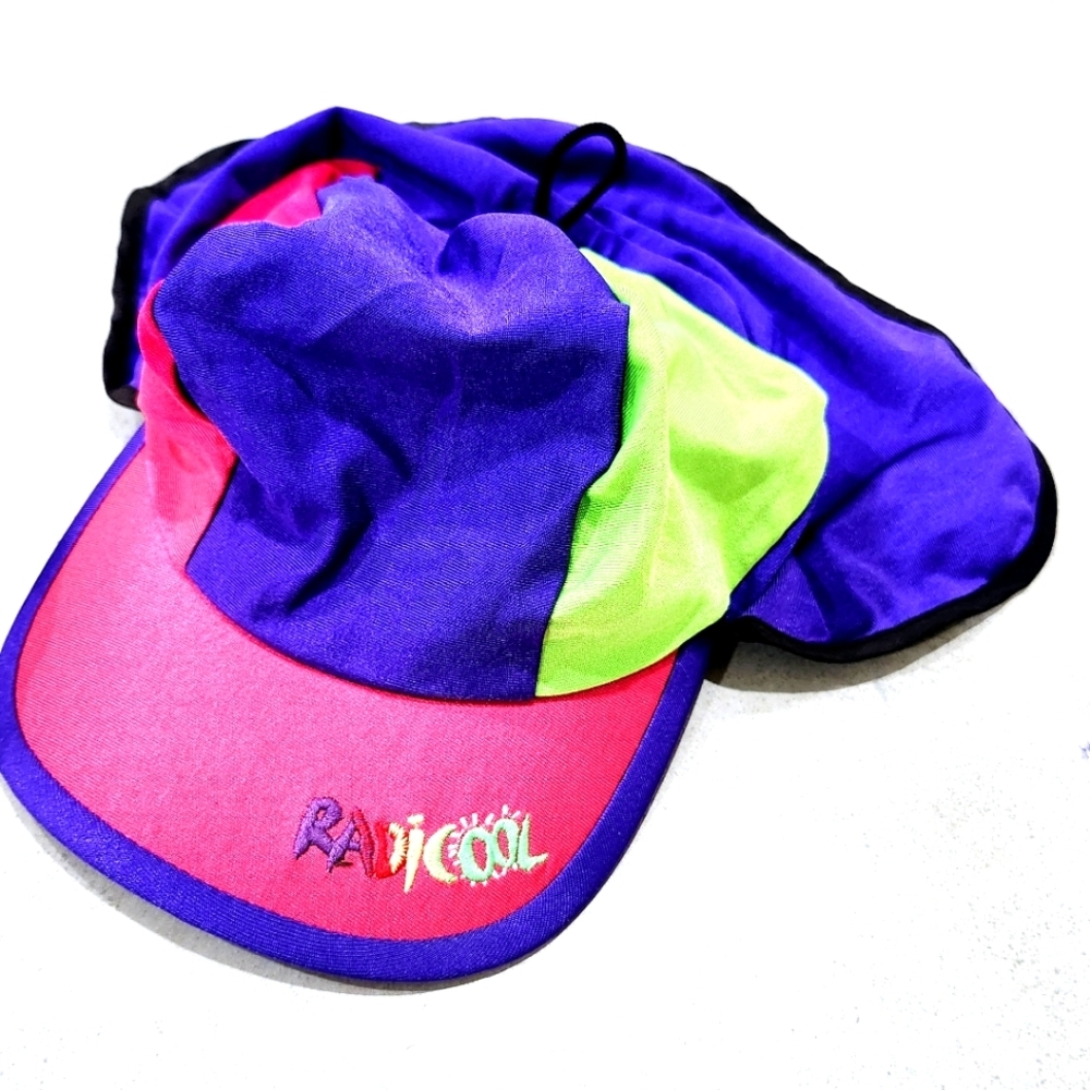Kid's Hat Sun Neck Protection 100+SPF Stretch Summer Wear Large
